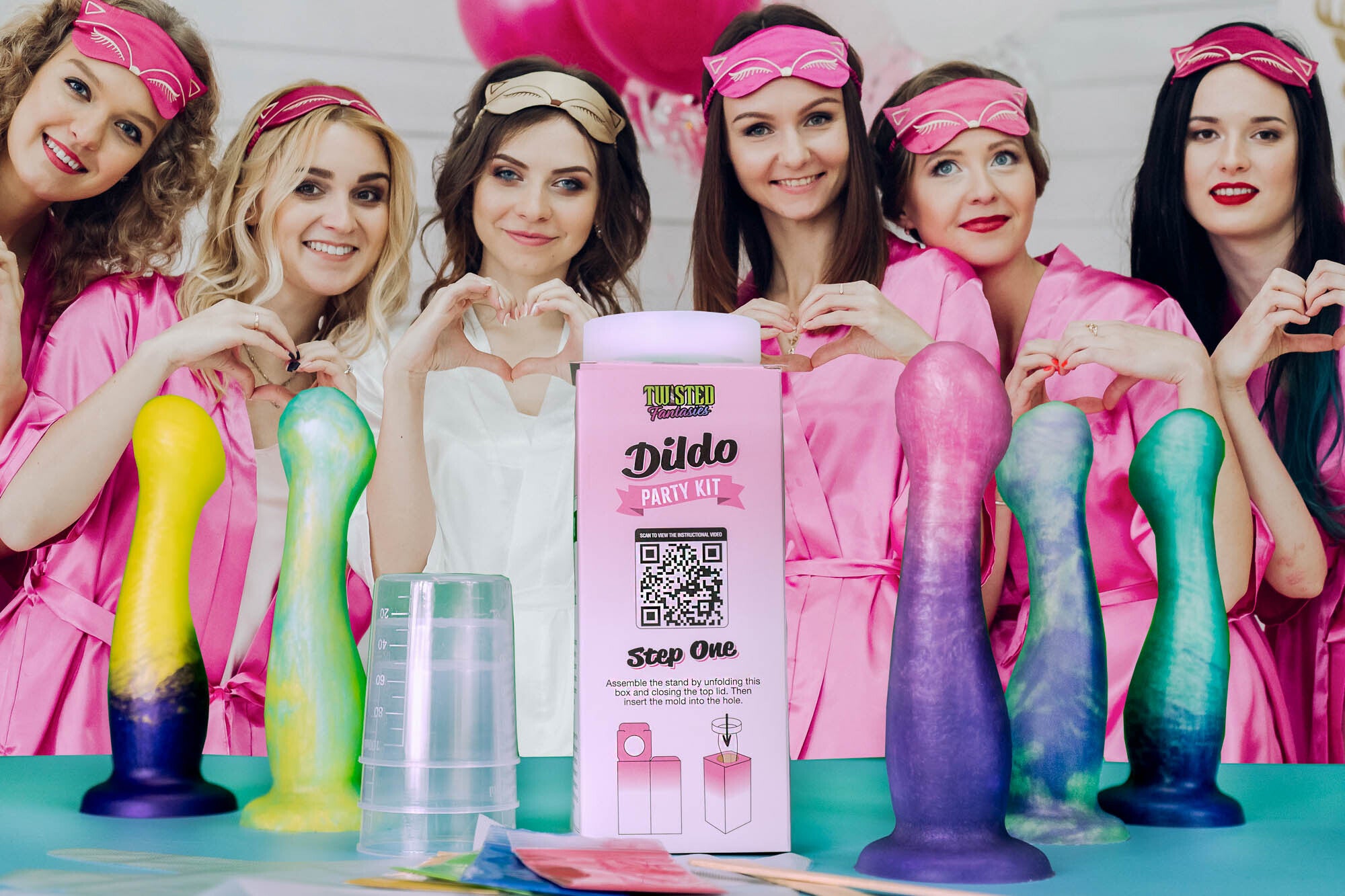 Bachelorette Party Fun with the DIY Dildo Party Kit! photo pic