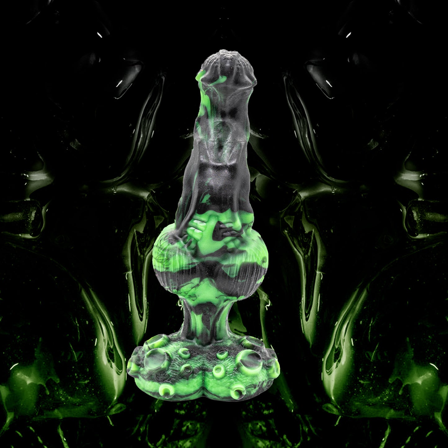 The DOMINUS is a knotted dildo. This monster dildo is a creature from Hell, taking on a seductive form of curves, crevices and a bulbous thick knot to seduce its prey.