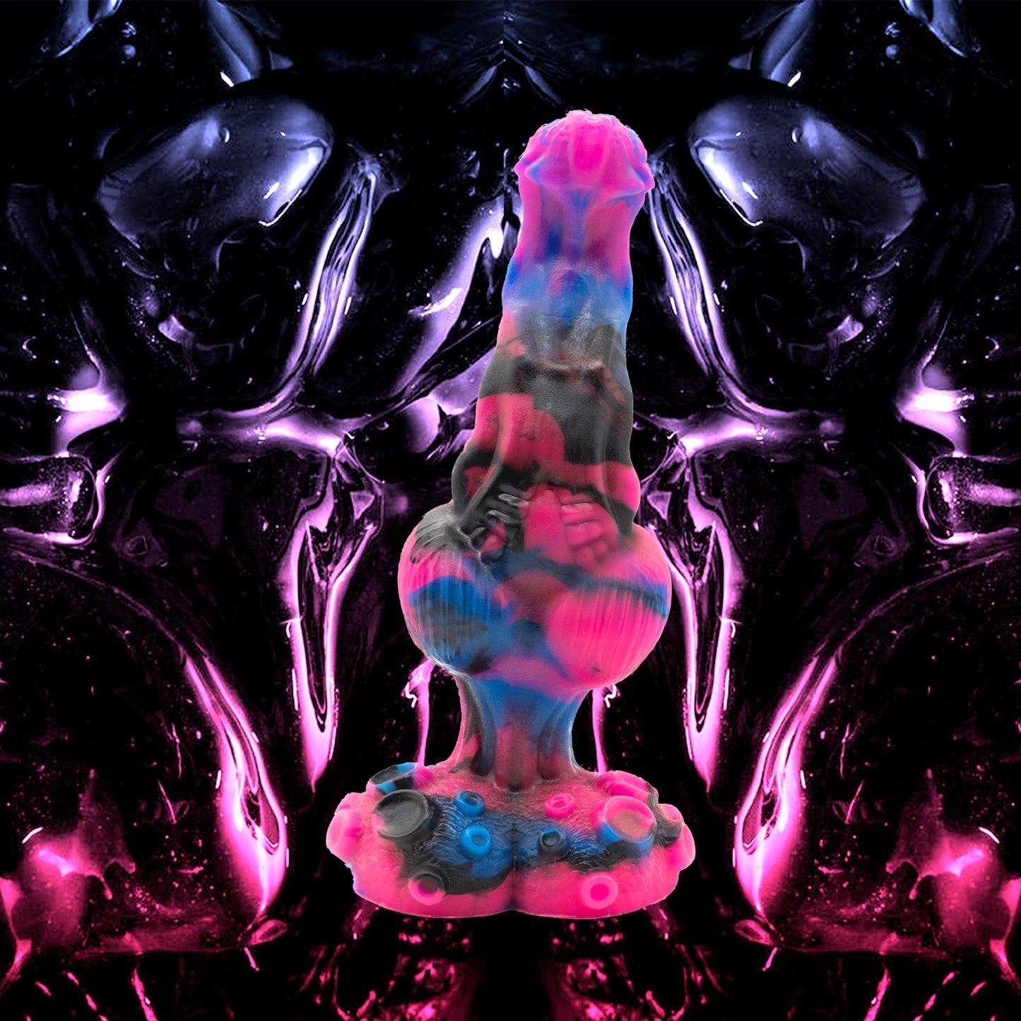The DOMINUS is a knotted dildo. This monster dildo is a creature from Hell, taking on a seductive form of curves, crevices and a bulbous thick knot to seduce its prey.
