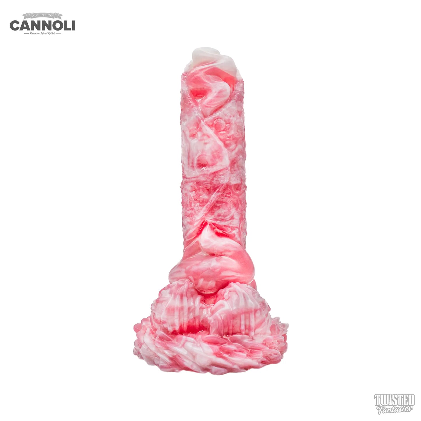 Cannoli Italian Pastry Dildo pink white marble