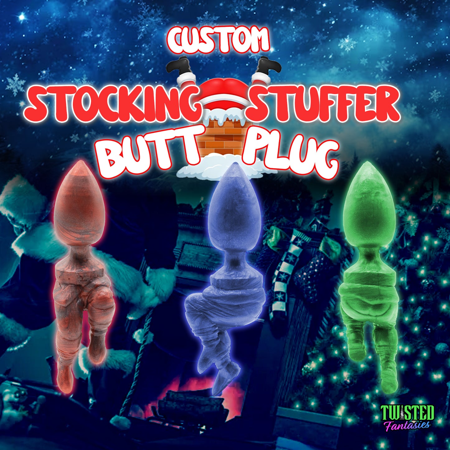 Custom Stocking Stuffer Butt Plug