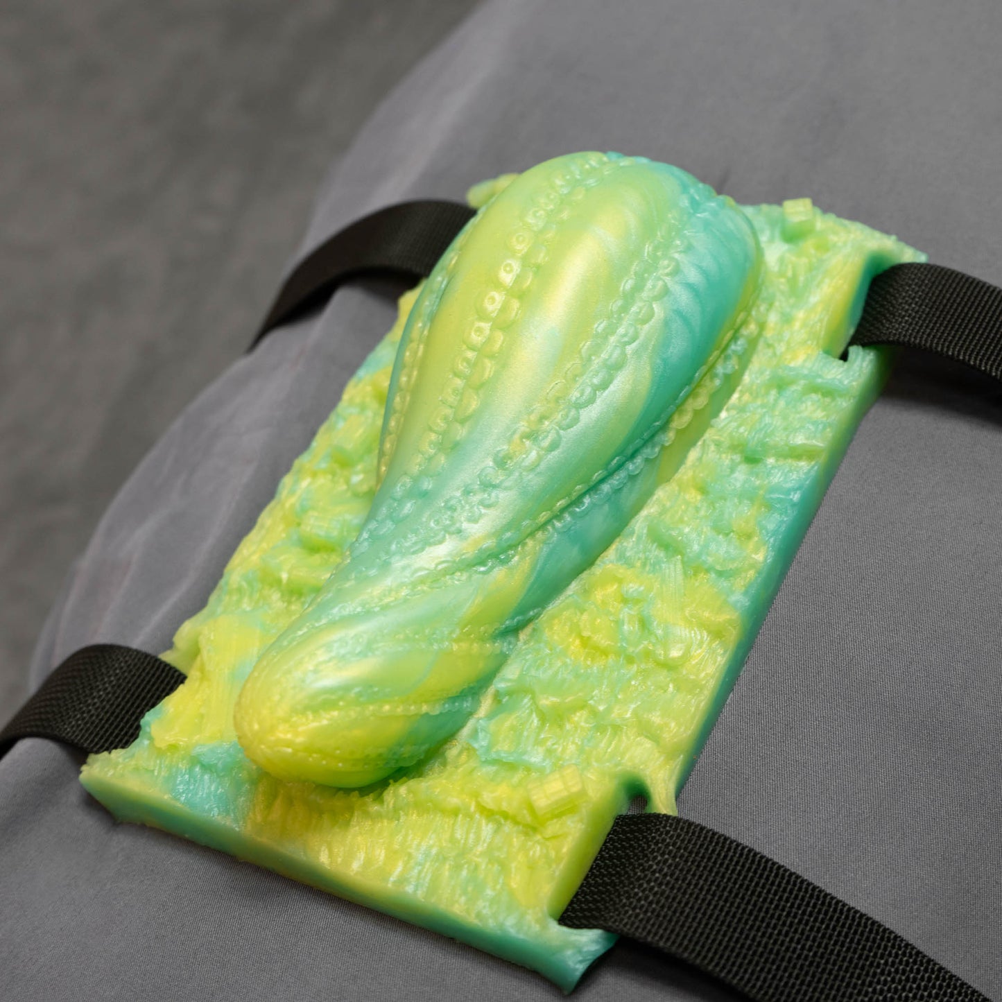 Dakken Octopus Tentacle Sex Grinder Strapped to pillow