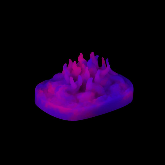 Premade Dakken the Tentacle Mini Sex Grinder - Medium - Standard Base (UV)