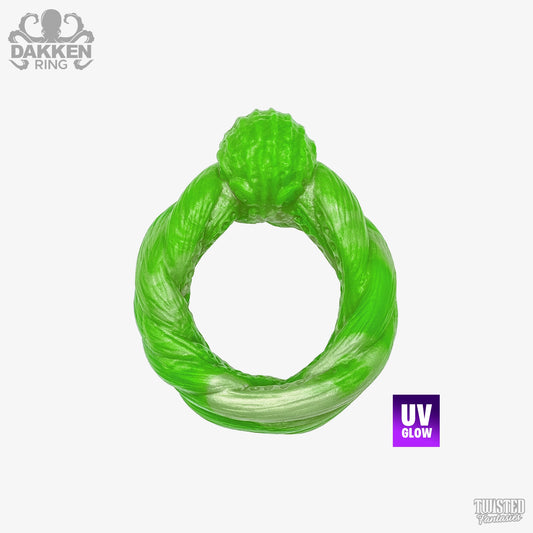 Dakken Octopus Tentacle Cock Ring UV Green