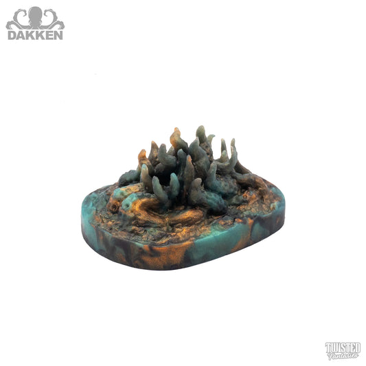 Dakken the Octopus Handheld Sex Toy Grinder Green Black and Copper