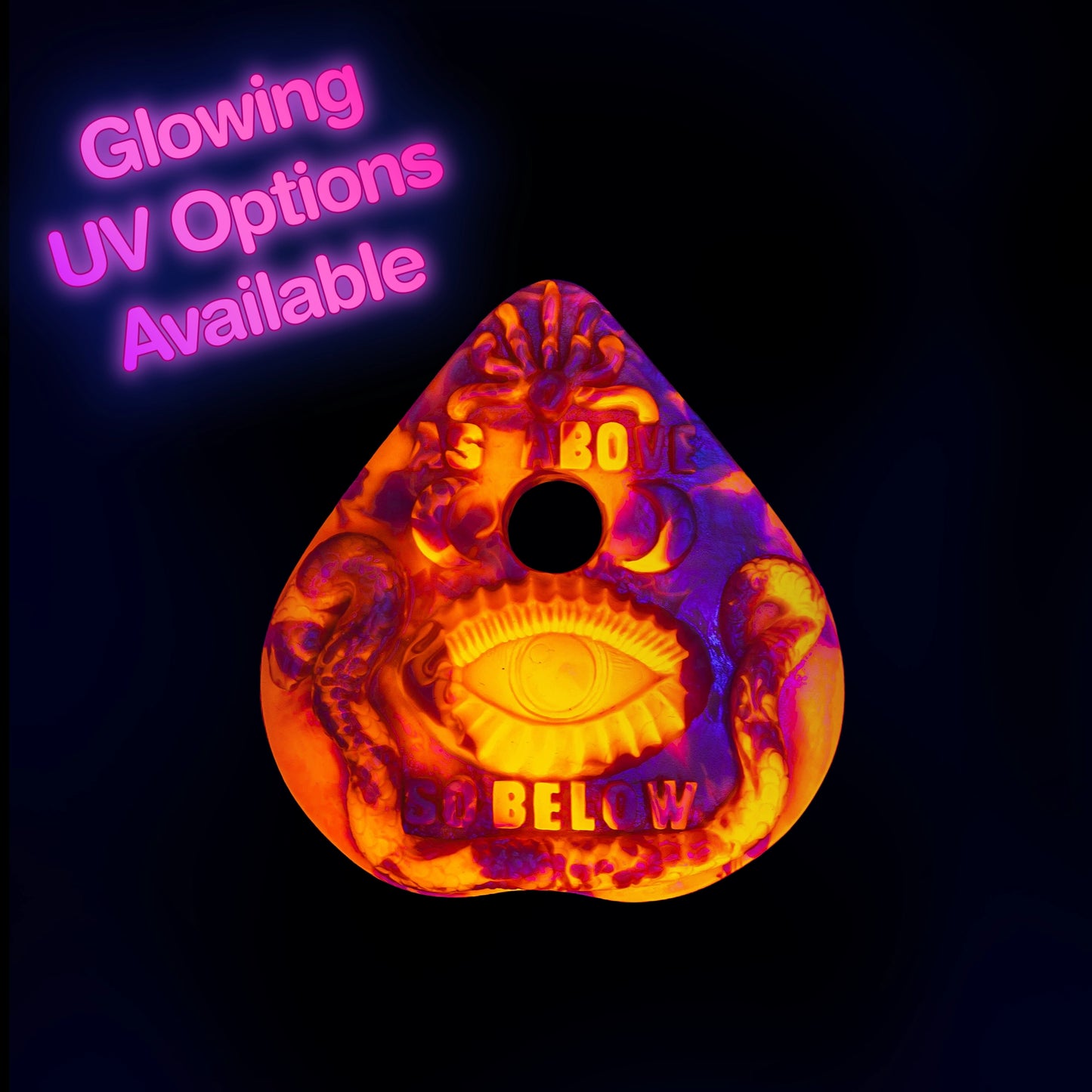 Ectogasm the Spooky Handheld Sex Toy Grinder Glow in the dark blacklight