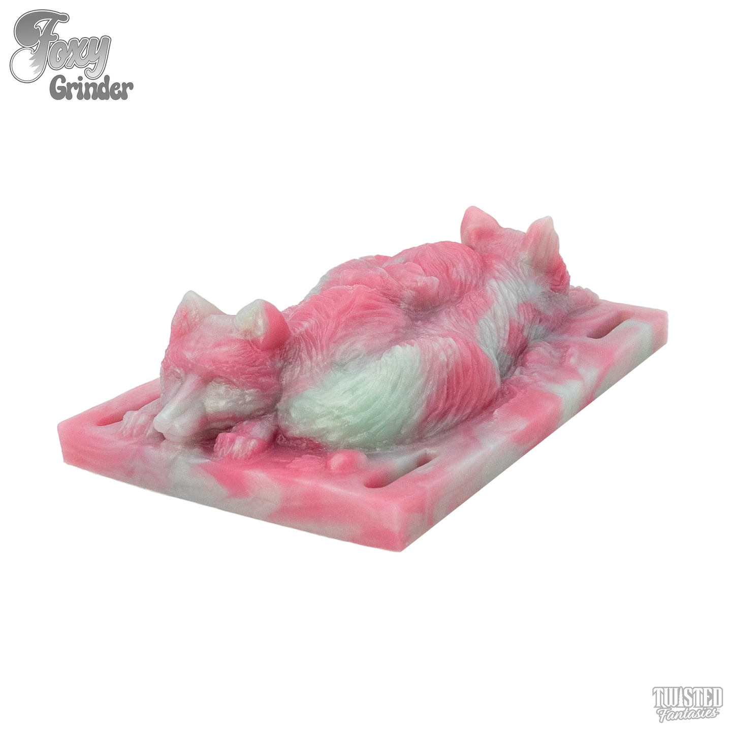 Foxy Fox Grinding Pad blue pink marble