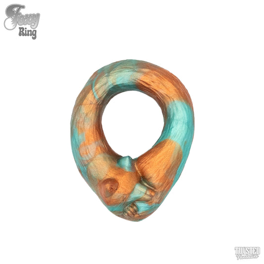 Fox Fantasy Cock Ring Celeste blue and copper