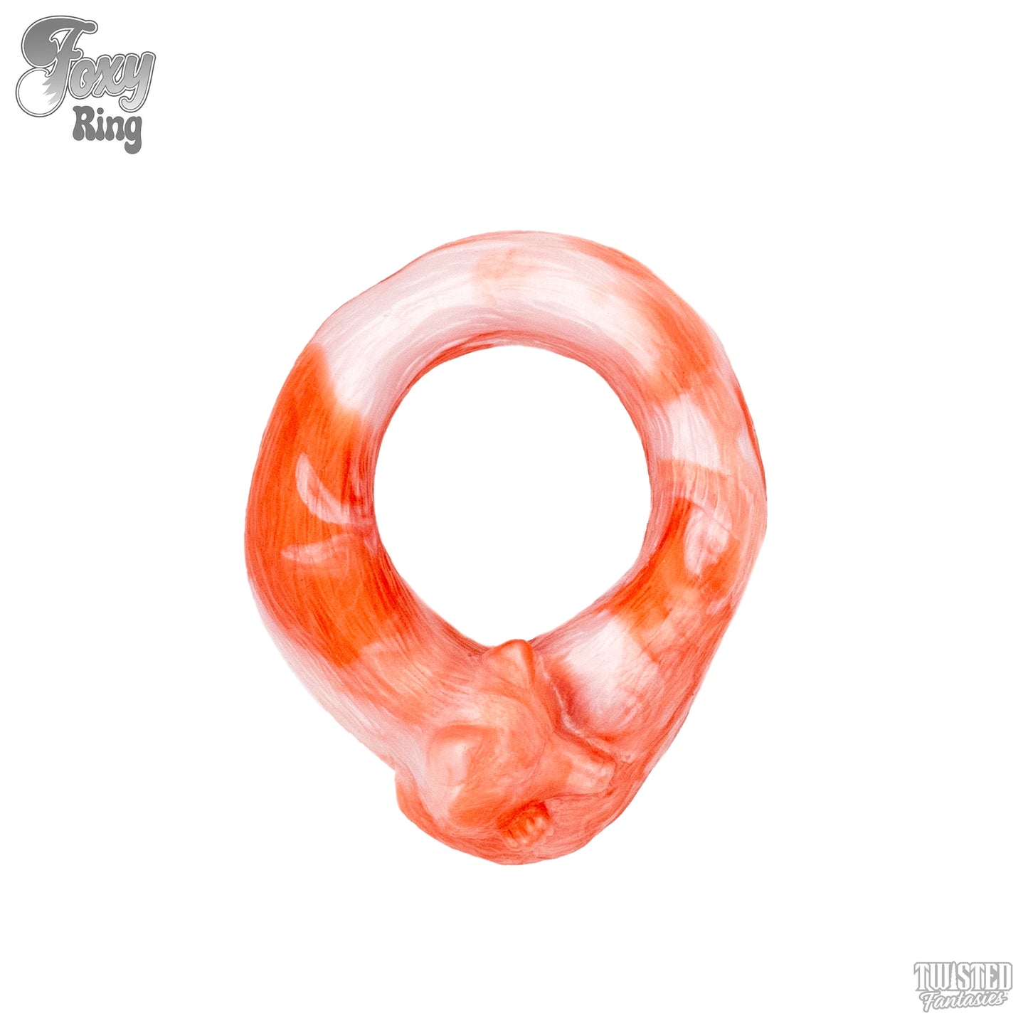 Fox Fantasy Cock Ring orange and white