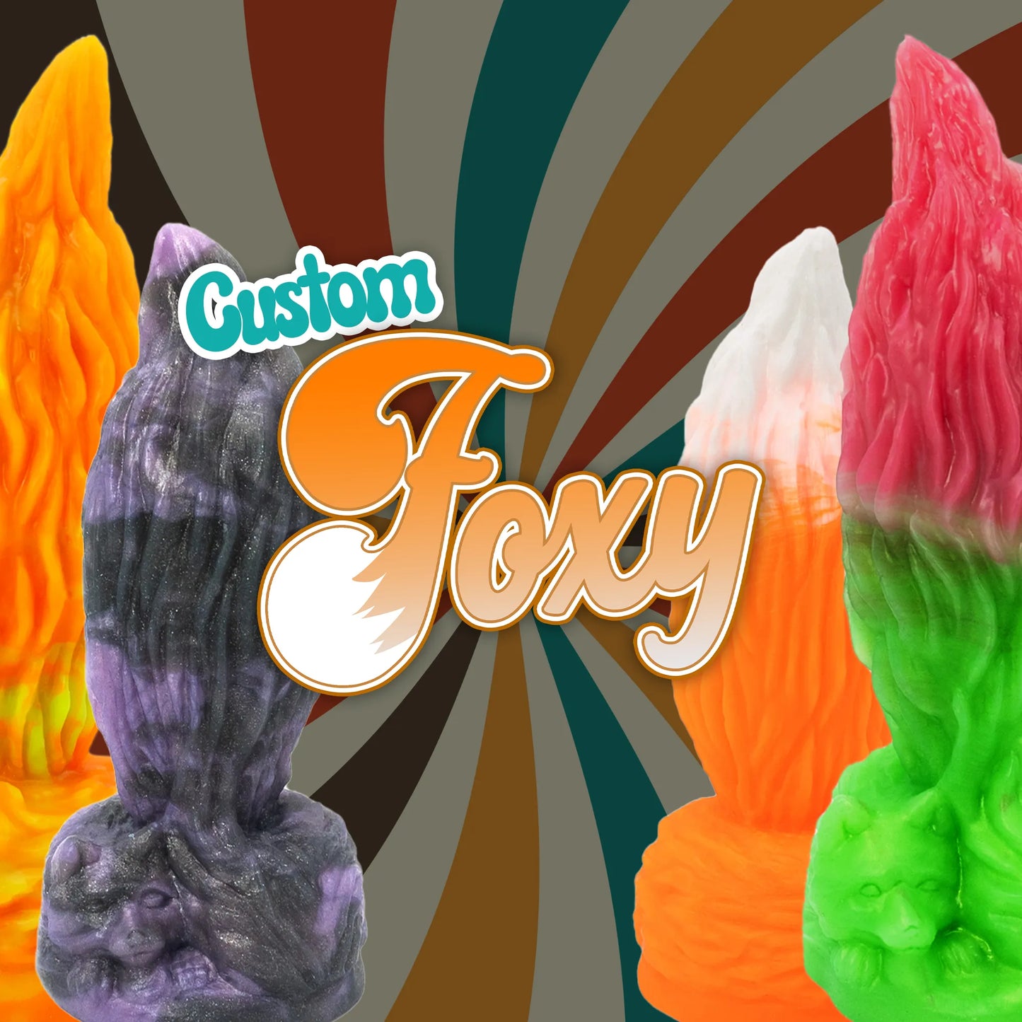 Foxy is a Fox Tail Furry Dildo features a tapered tip and thick shaft for inching your way to a full insertion. The grooved tail allows flexibility in the sex toy's thickness resulting in a softer, more manageable way to expand your experience for beginners to stretching.