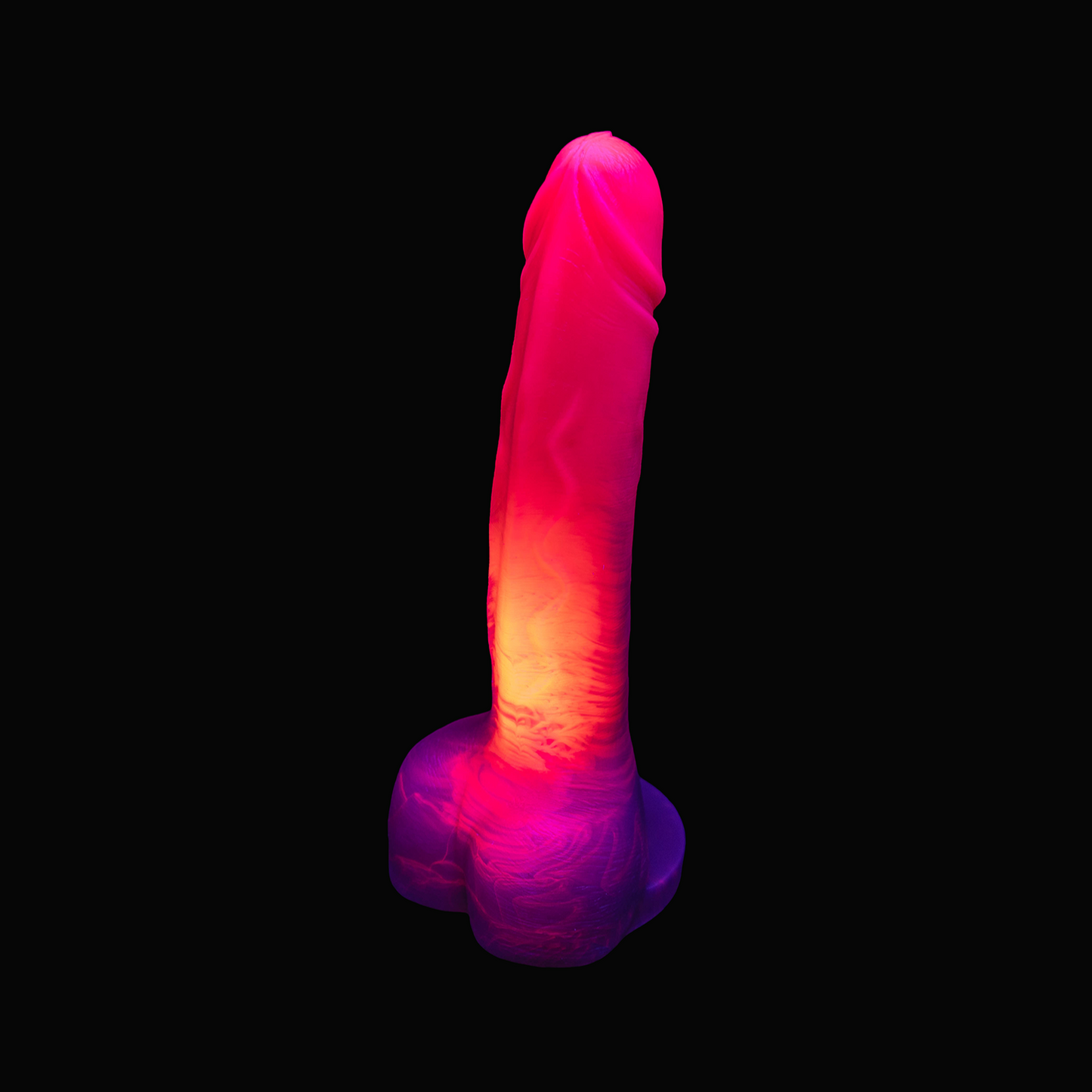 Harry Penis Dildo in black like glowing