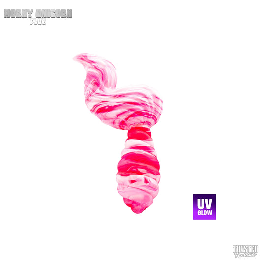 Horny Unicorn Anal Plug Pink white