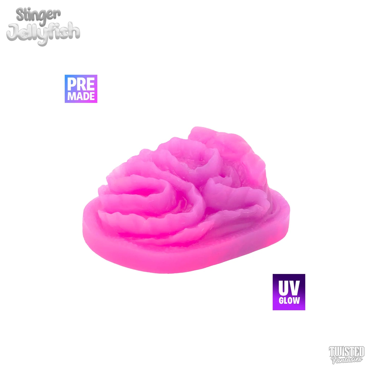 Premade Stinger the Jellyfish Mini Sex Grinder - Medium - Standard Base (UV)