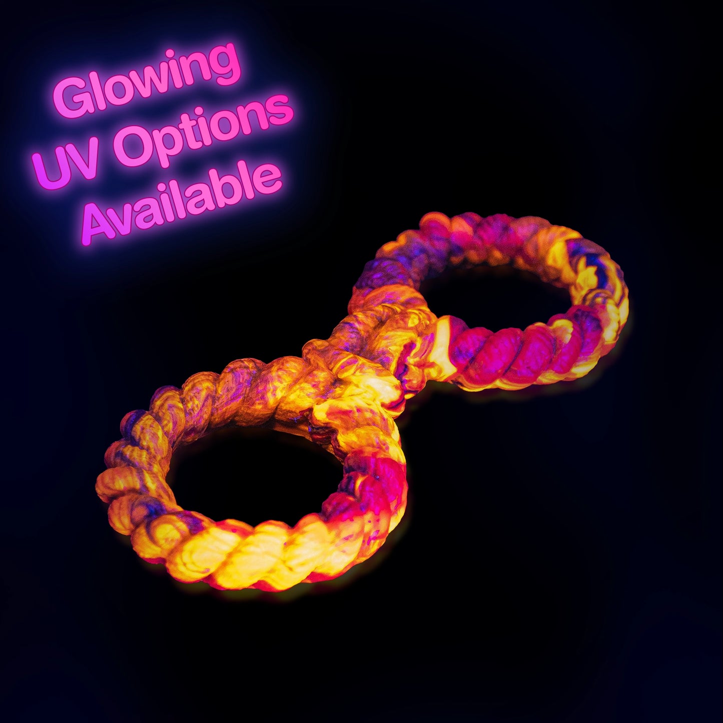 Knaughty Sex Handcuffs Silicone Restraints UV Glow in the Dark
