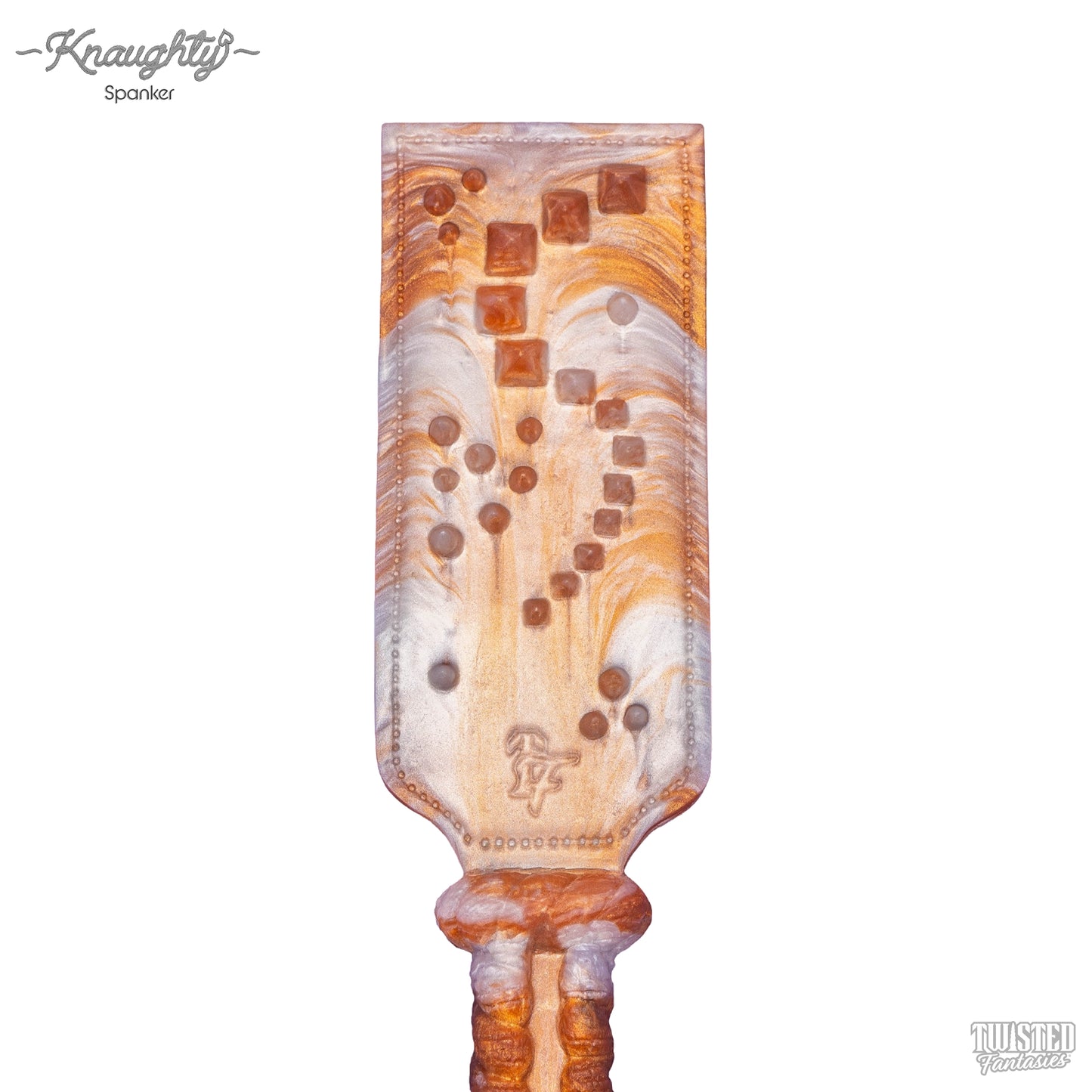 Knaughty BDSM Spanking Paddle Copper and white