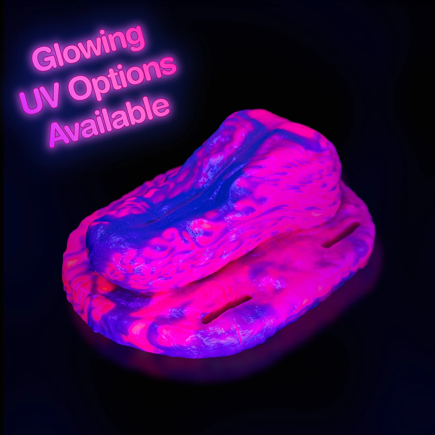 Lingus Tongue Sex Toy Grinder Glow in the dark blacklight