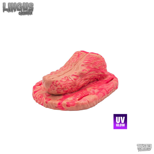 Lingus Tongue Sex Toy Grinder Flesh Pink Marble