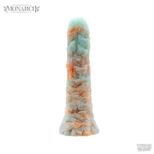 Monarch Butterfly Dildo celeste copper marble