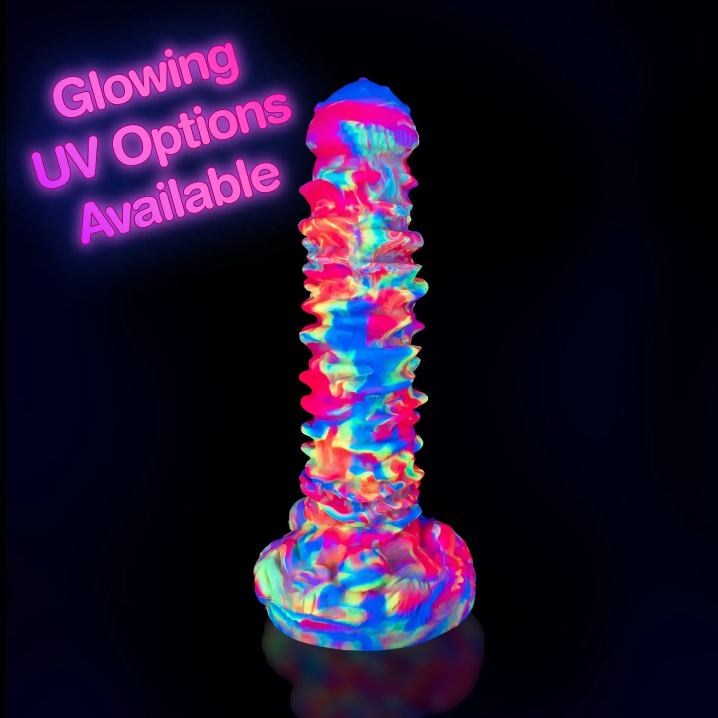 Muscaria Unique Mushroom Dildo uv glow in the dark