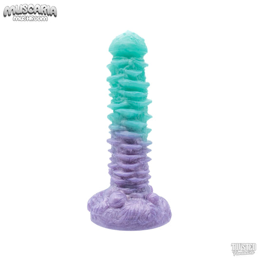 Muscaria Unique Mushroom Dildo celeste blue lilac fade