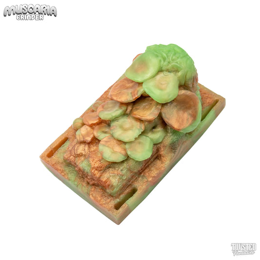 Muscaria Mushroom Humping Saddle Green Copper Marble