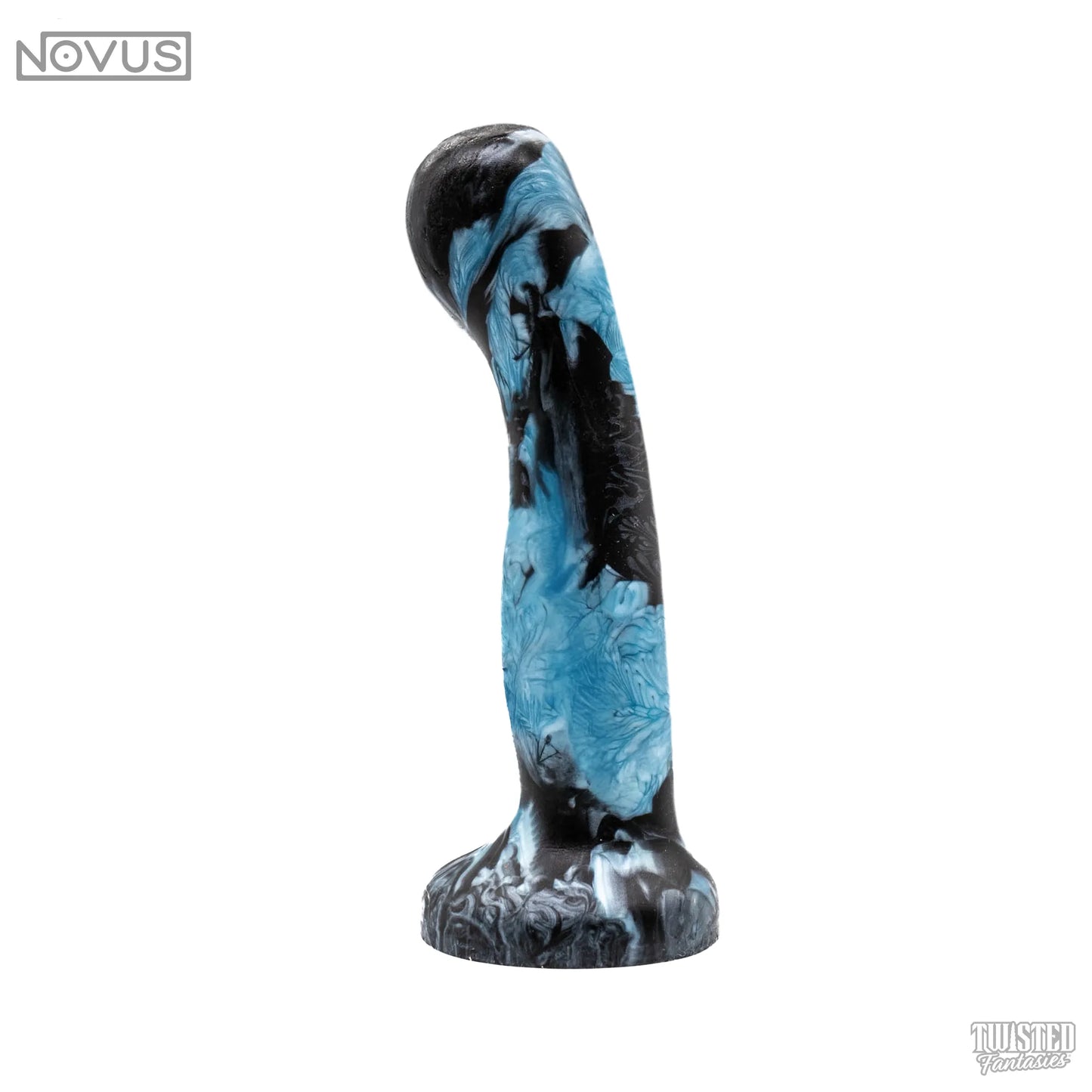 Novus smooth Dildo blue black marble