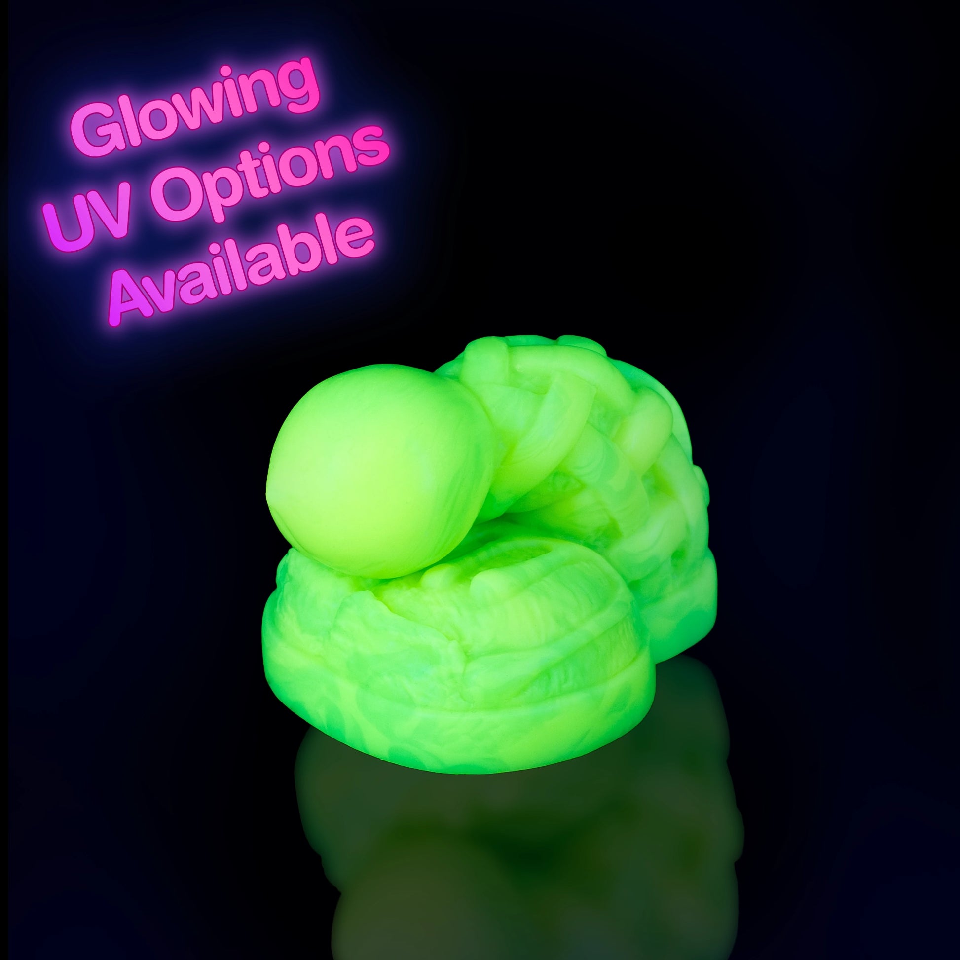 Peach Pie Ice Cream FTM Packer Dildo Uv glow in the dark