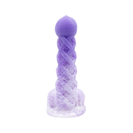 Premade Mini Peach Pie A La Mode Dildo - Medium - Suction Cup