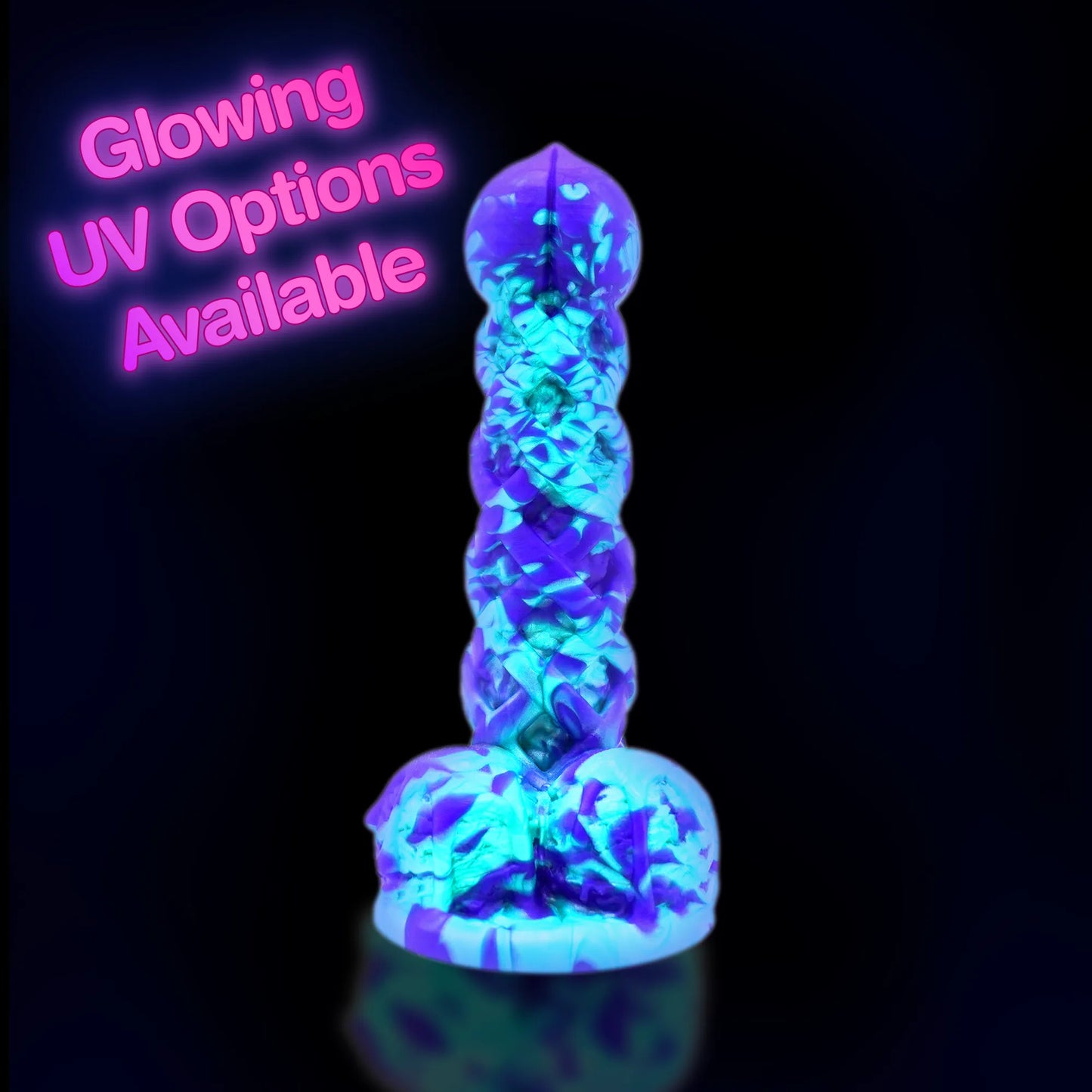 Peach Pie Icecream Dildo uv glow in the dark