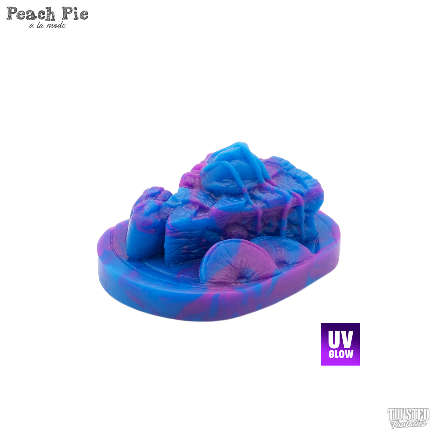 Peach Pie ala mode Handheld Sex Toy Grinder UV Blue UV Purple Marble