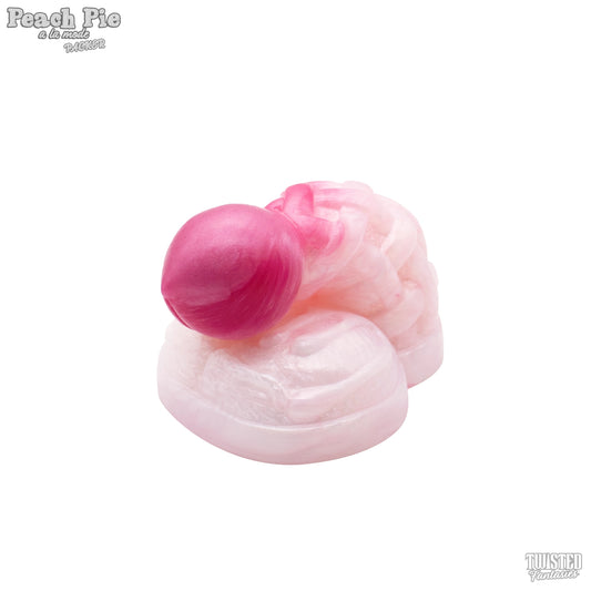 Peach Pie Ice Cream FTM Packer Dildo pink white fade