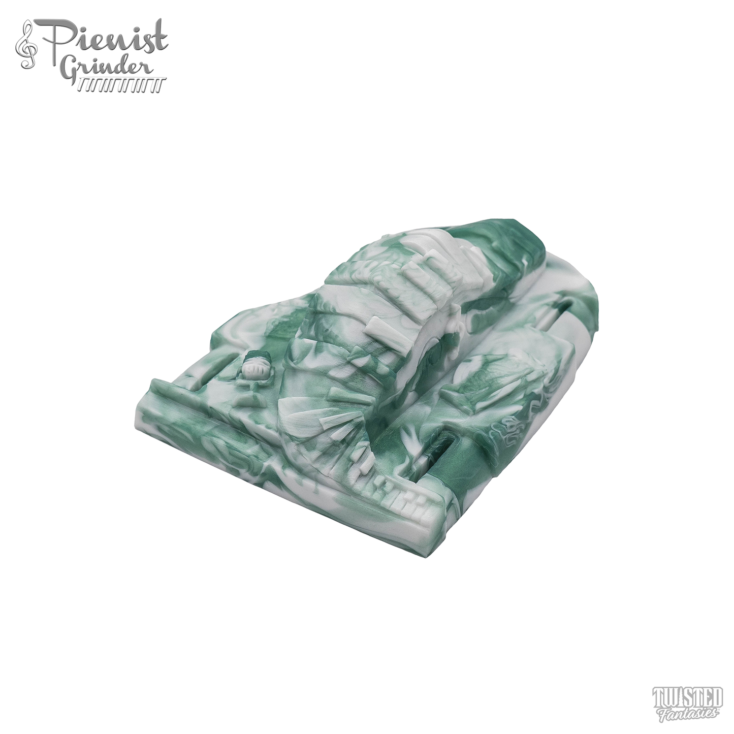 Pienist the Piano Grinder Sex Toy Green White Marble