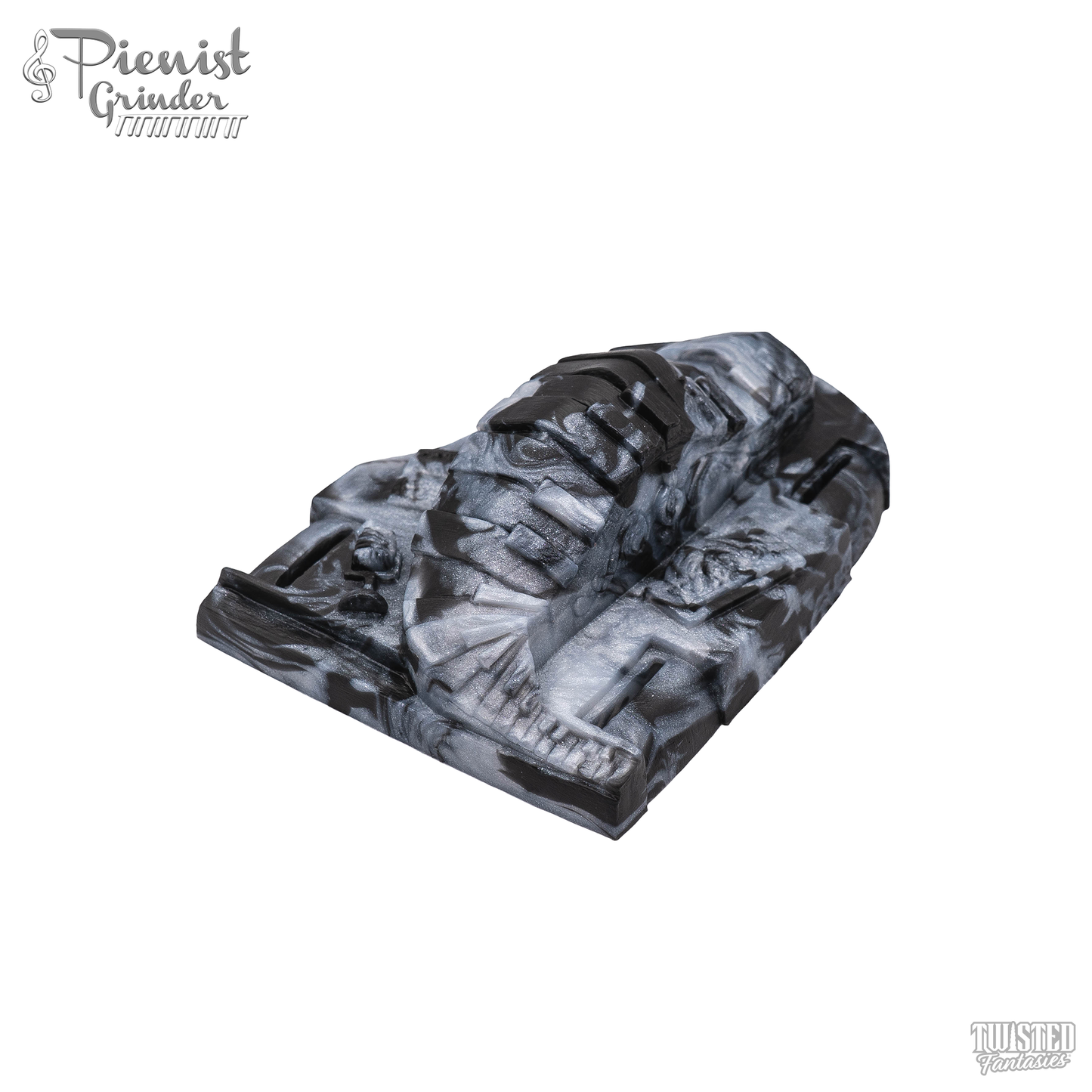 Pienist the Piano Grinder Sex Toy Black White Marble