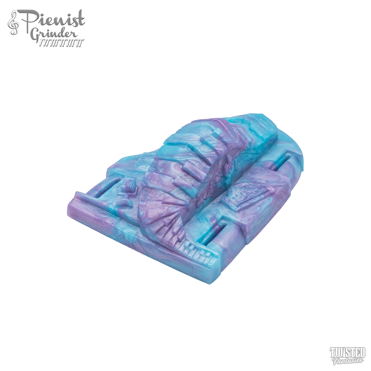 Pienist the Piano Grinder Sex Toy Lilac Blue Marble