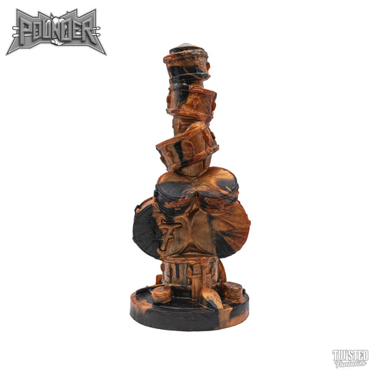 Pounder Knot Dildo copper black marble