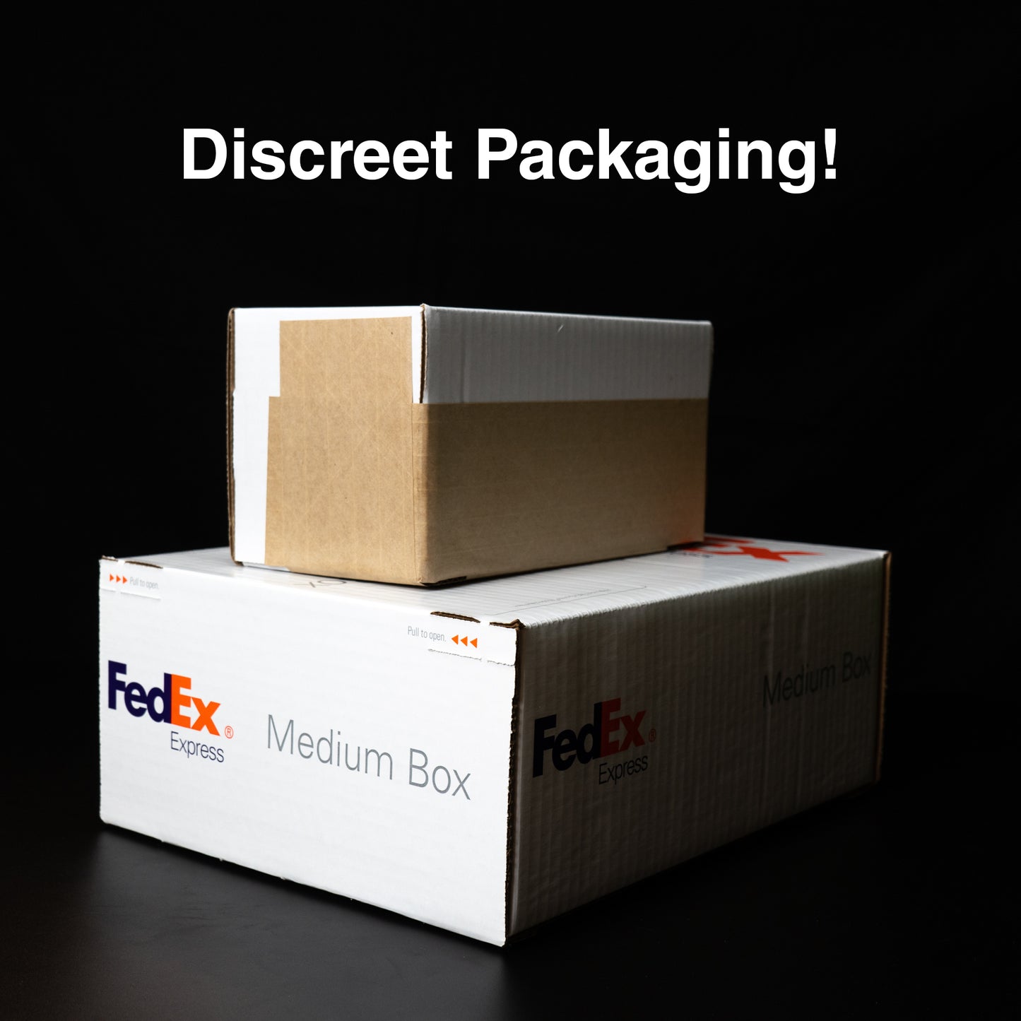 Discreet shipping and billing for all orders