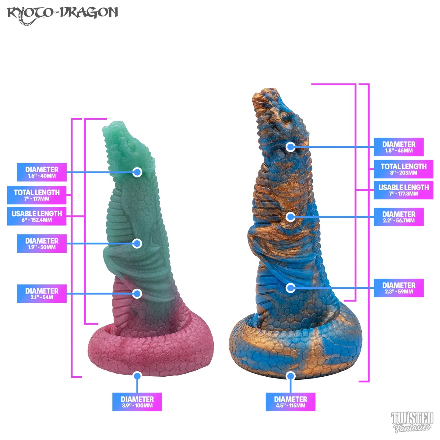Premade Ready to Ship-Dildo-Twisted Fantasies