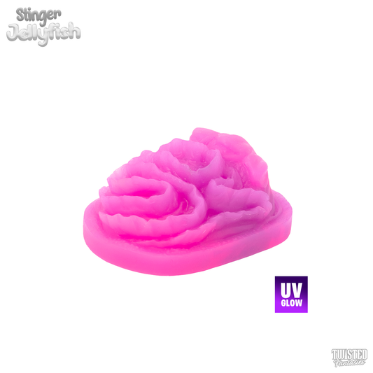Stinger the Jelly Handheld Sex Toy Grinder UV Pink UV Purple Marble