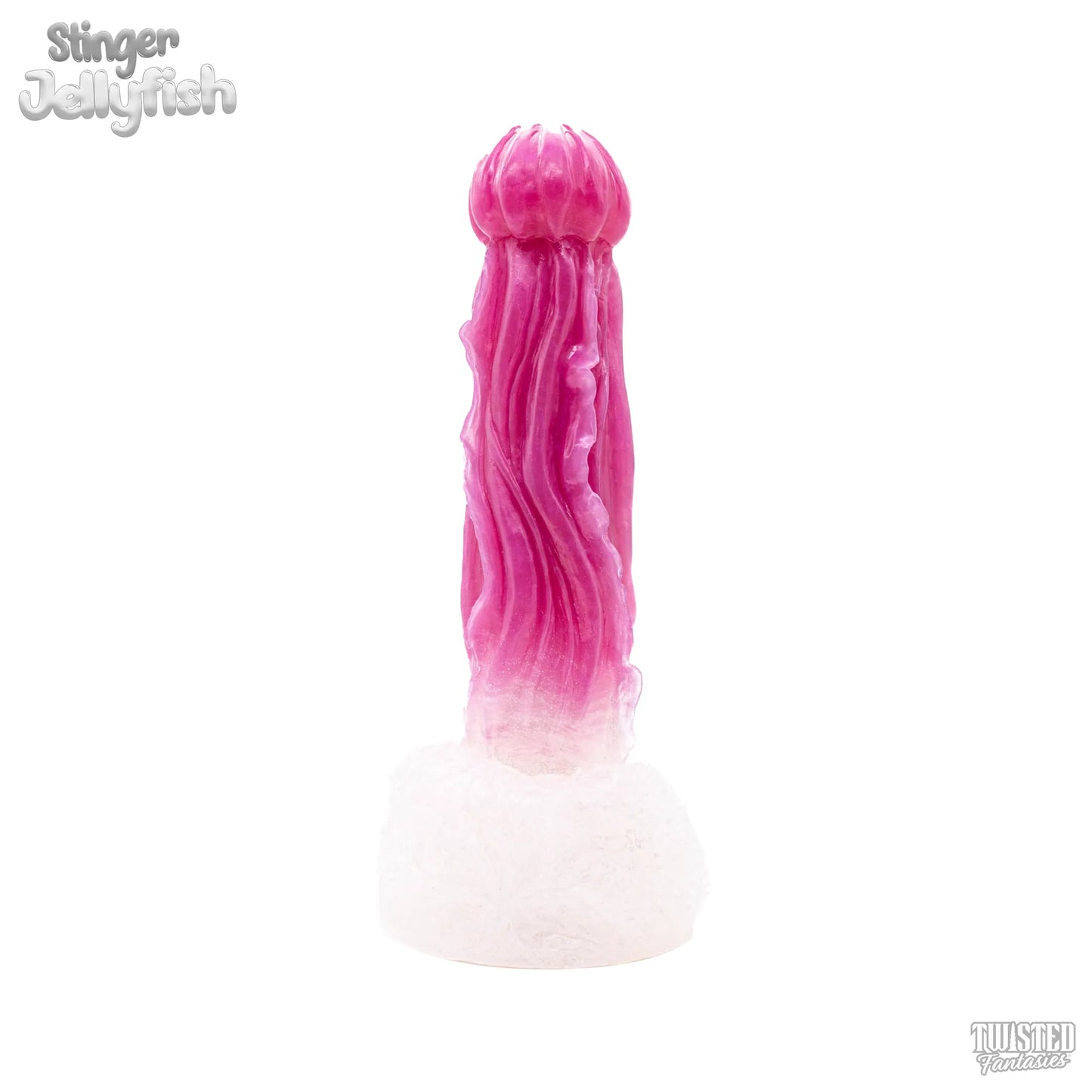 Stinger Jelly Dildo pink white fade
