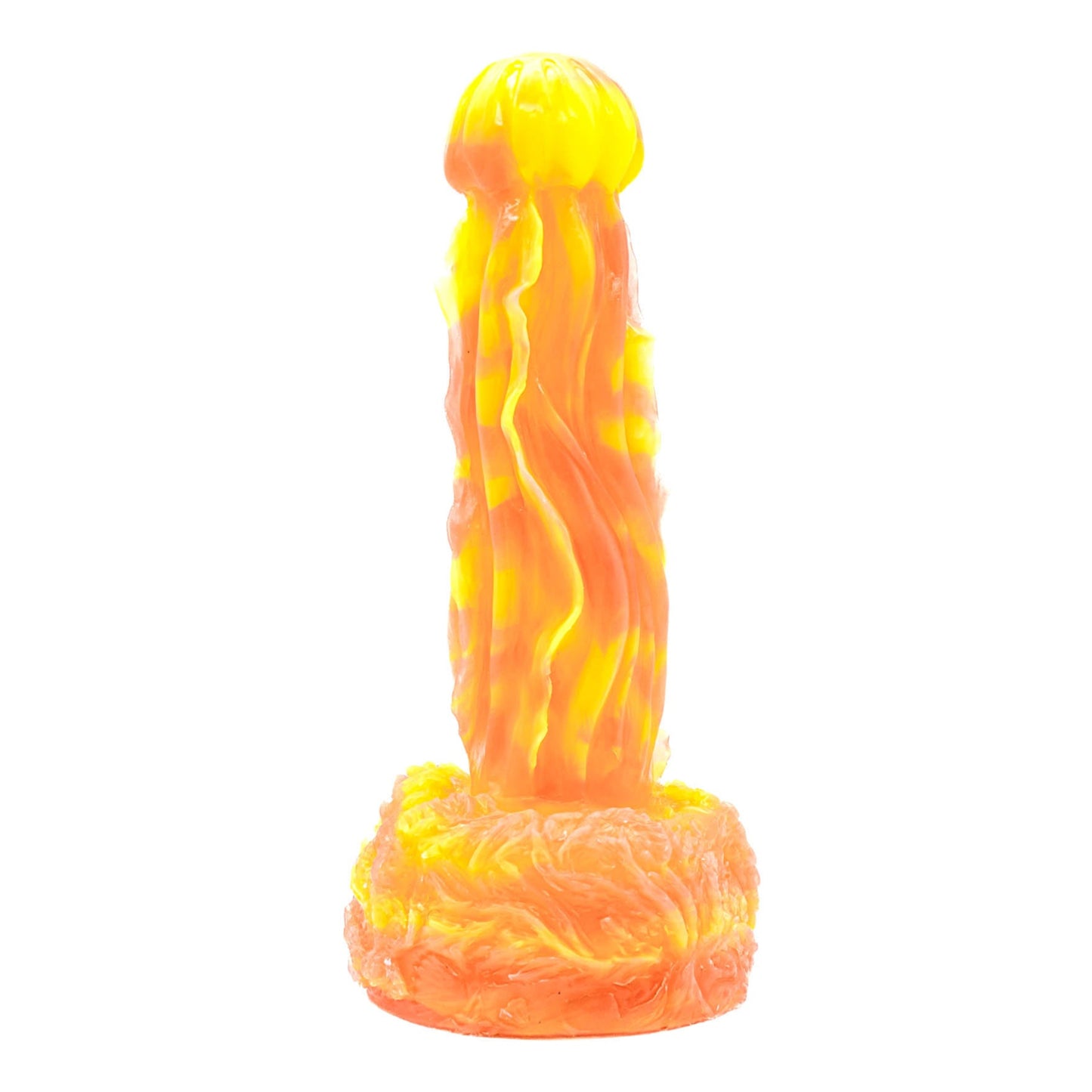 Stinger Jelly Dildo yellow coral marble