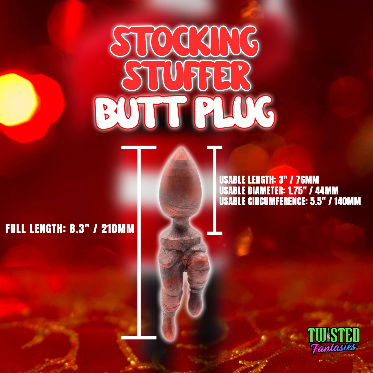Custom Stocking Stuffer Butt Plug