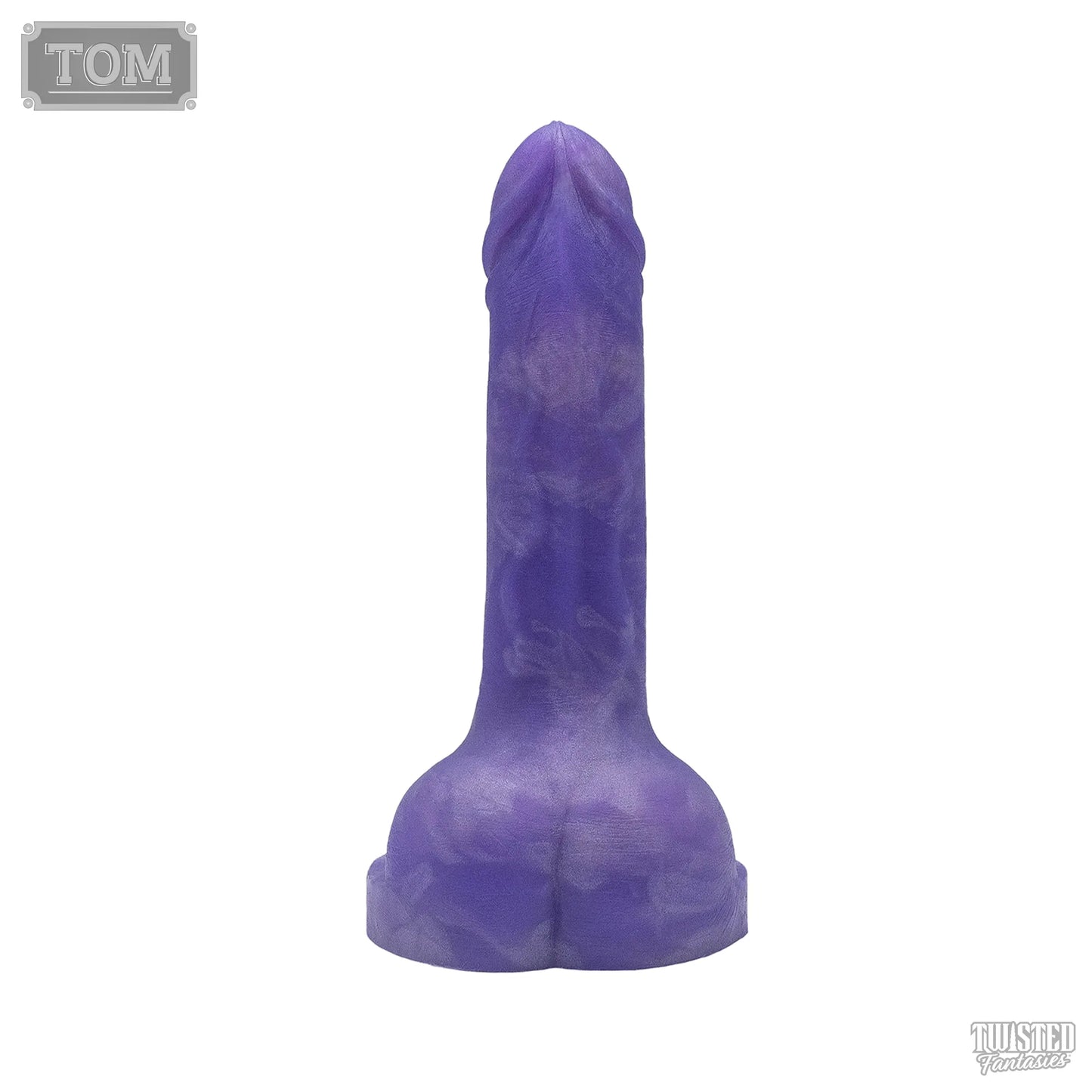 Tom Penis Dildo purple lilac marble