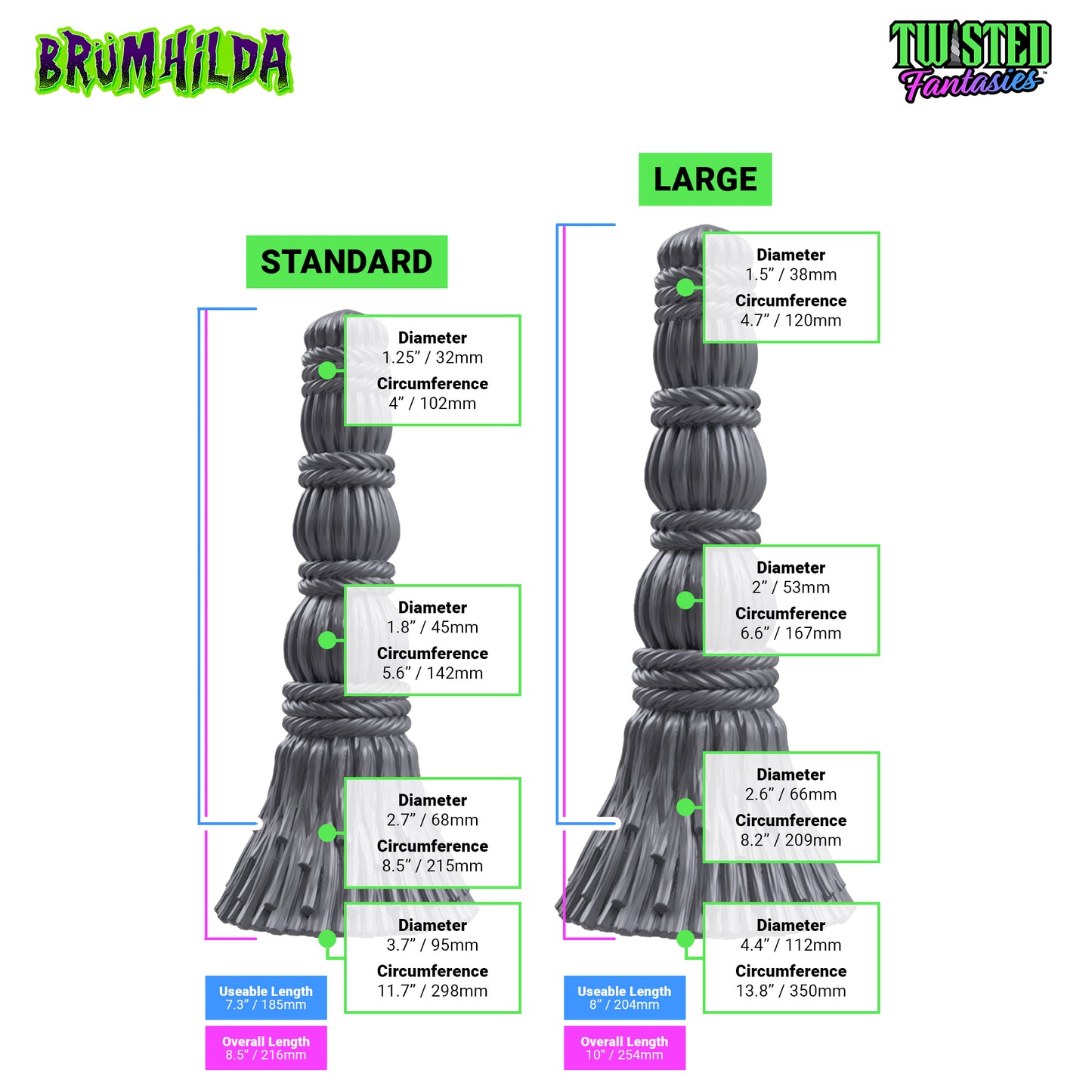 Brümhilda Witches Broom Dildo