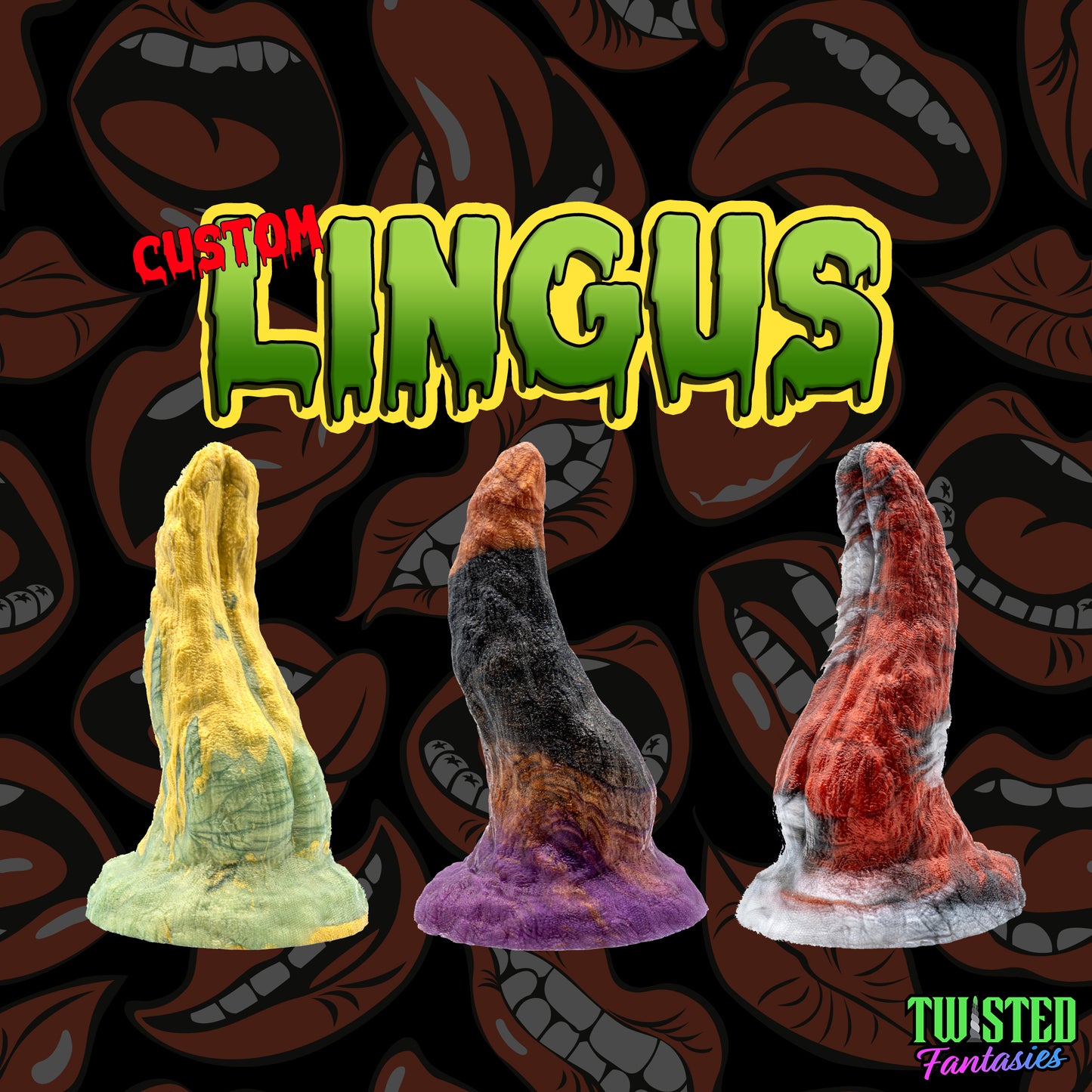 Custom LINGUS Tongue Dildo