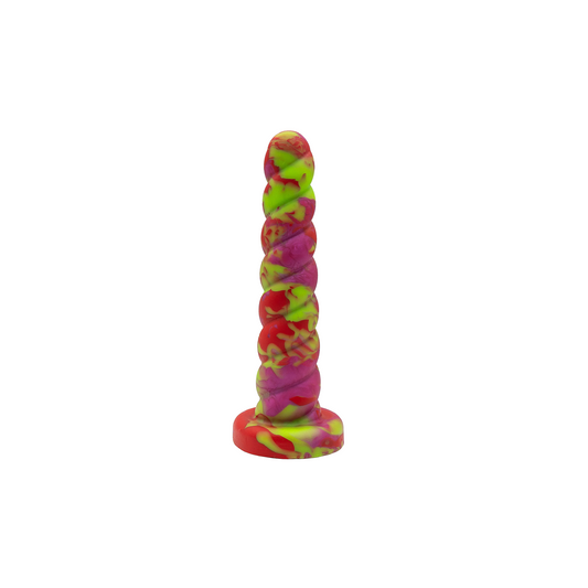 Premade Horny the Unicorn Dildo - Medium - Suction Cup (UV)