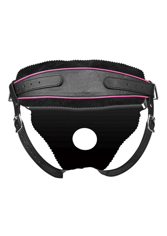 Strap U Flamingo Low Rise Strap-On Adjustable Leather Harness