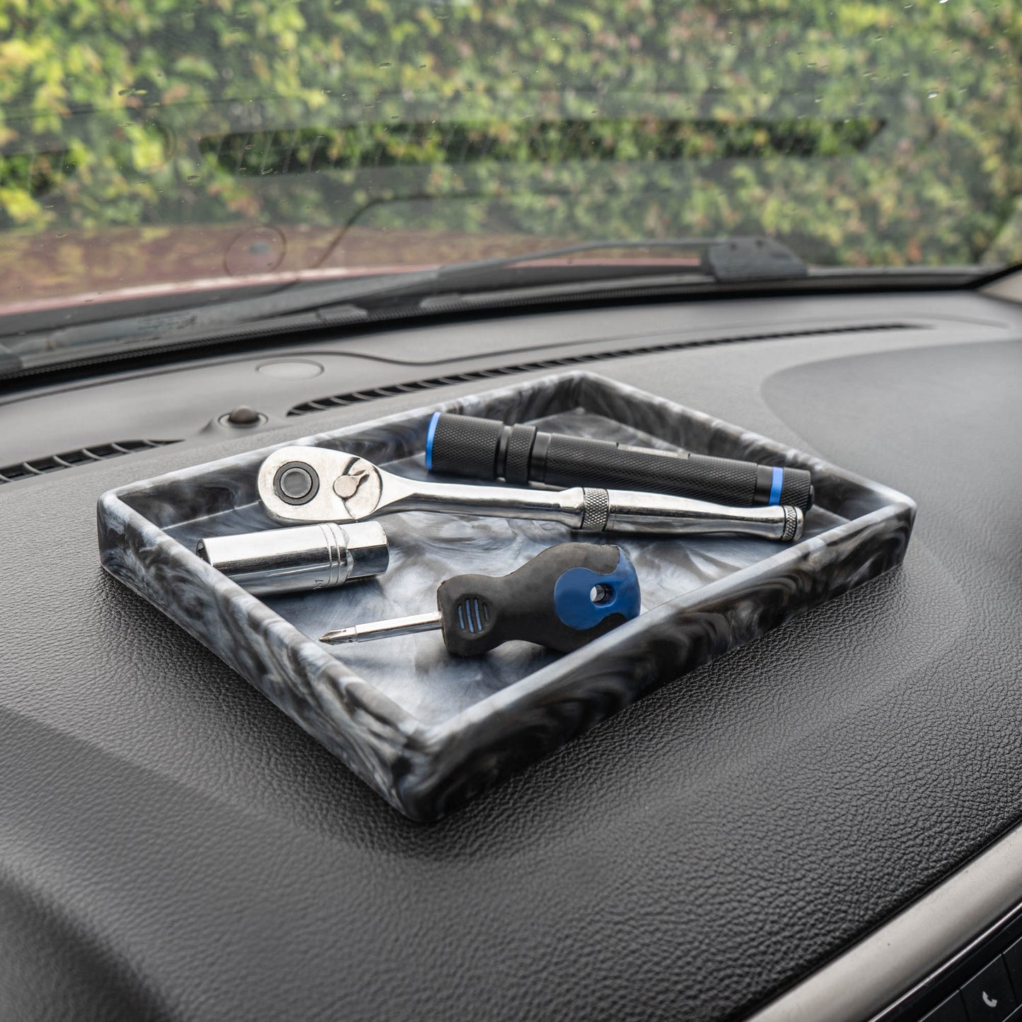 silicone tray organizing Tools on car