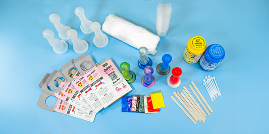 Supplies for DIY Dildo Kit