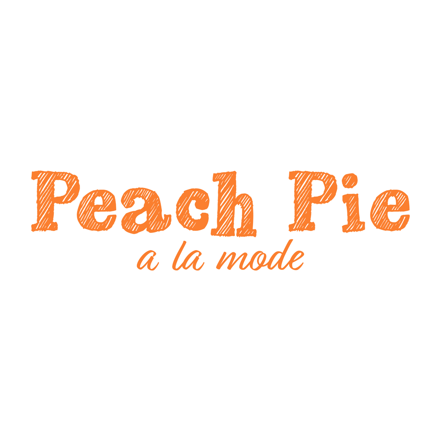 Peach Pie A La Mode