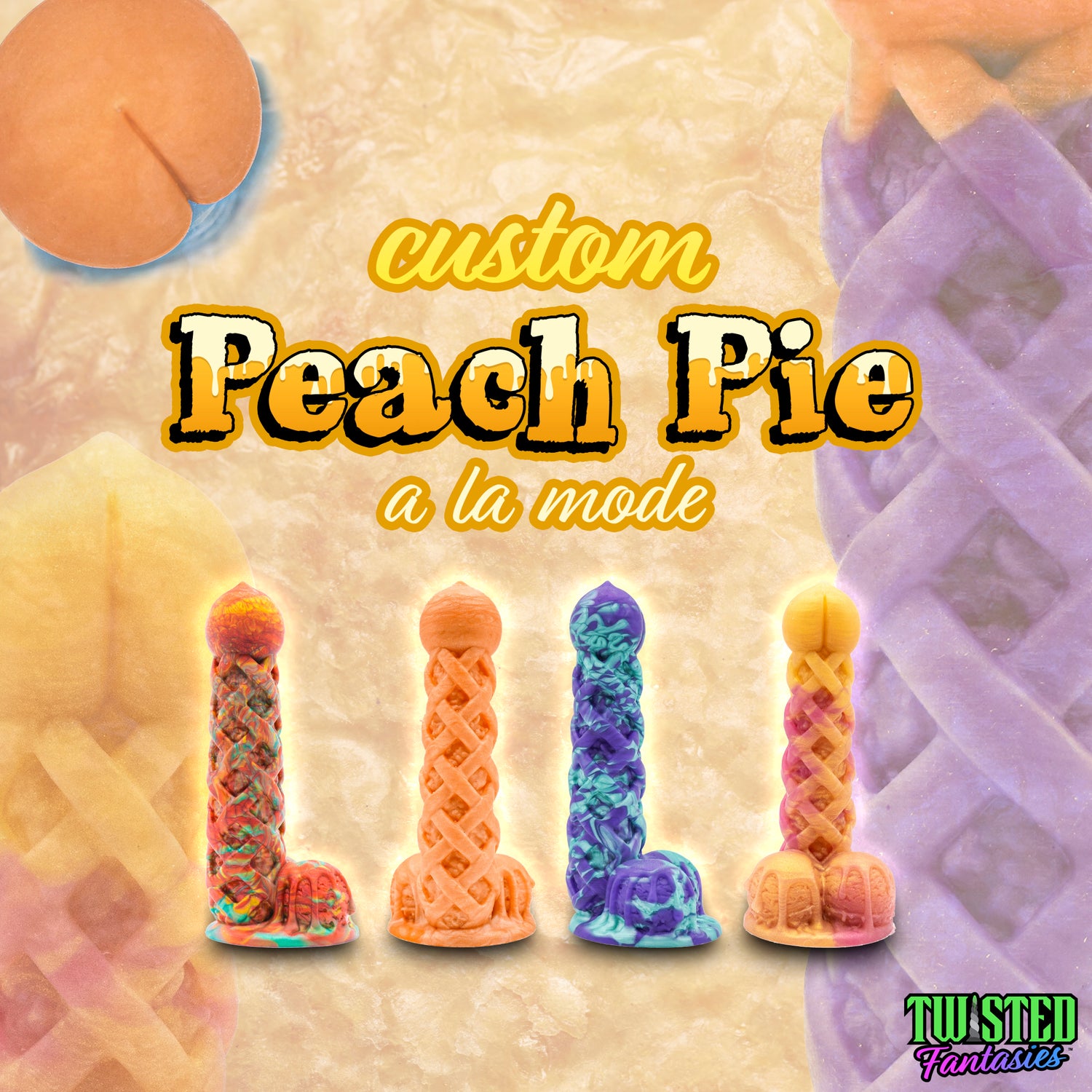 Peach Pie A La Mode Dildos